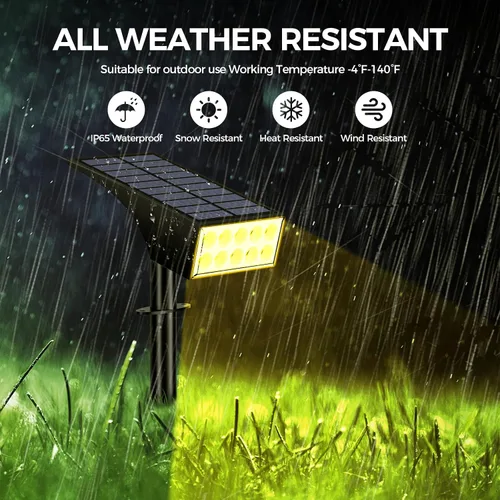 Miniatura 4 de WENATY - Luces solares para exteriores impermeables IP65, [paquete de 12 unidades/4 modos] foco solar para exteriores, de crepúsculo a amanecer