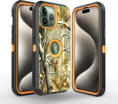 Miniatura 8 de 14 Pro Max - Funda protectora híbrida a prueba de golpes, diseño de doble capa, cubierta dura compatible con iPhone 14 Pro Max (negro y negro)