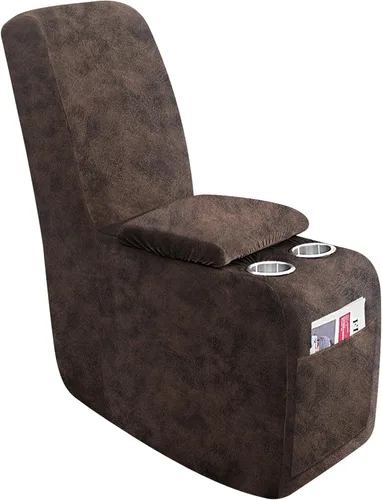 Miniatura 75 de molasofa Fundas de cuero para sillas reclinables, fundas para sillas reclinables grandes para silla reclinable, 4 piezas, fundas lavables que se