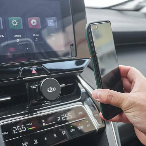 Miniatura 3 de Bwen Soporte de teléfono para automóvil compatible con Toyota Venza 2024 2023 2022 2021 Soporte magnético fuerte para ventilación de aire, soporte