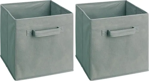 Miniatura 25 de Cajón de tela cúbico ClosetMaid 11469, morado, empaque de 2, Negro, 2