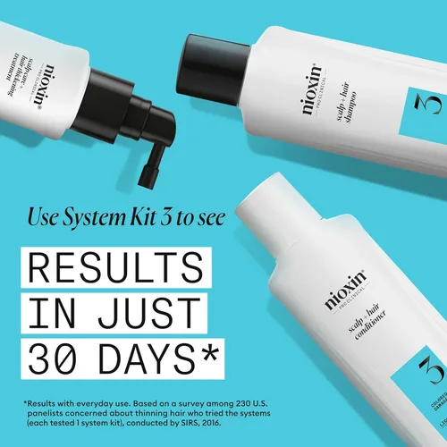 Miniatura 4 de Nioxin System 3 Scalp Care + Hair Thickening Leave-In Treatment For Colored, Dry, & Damaged Hair with Light Thinning Strengthen & Nourish with