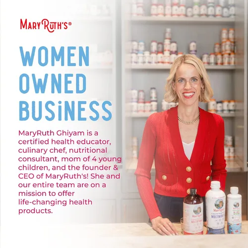 Miniatura 9 de MaryRuth Organics Multivitamínico para Mujeres 40+, Multivitamínico Femenino Liposomal, Suplemento de Apoyo Inmunológico, Suplementos de Energía