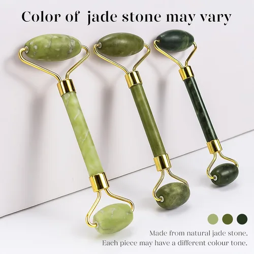Miniatura 9 de BAIMEI IcyMe Gua Sha y rodillo de jade - Herramientas faciales, rodillo facial y juego de Gua Sha para reducir la hinchazón y el enrojecimiento