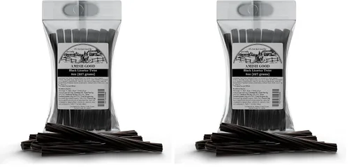 Miniatura 16 de Amish Good Gourmet Dulces de Regaliz Retorcidos - Golosina Premium Dulce y Masticable, Regaliz Retorcido Jumbo de Cereza Roja Snack Perfecto Menos