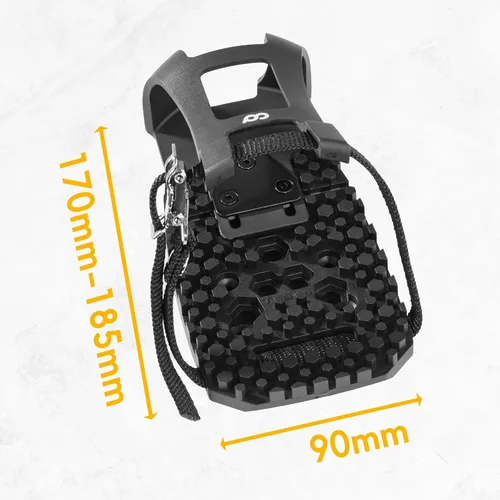Miniatura 6 de CyclingDeal Solo jaula de clips para dedos de bicicleta – Compatible con adaptadores de pedales Peloton Bike & Bike+ – Convierte pedales Look Delta