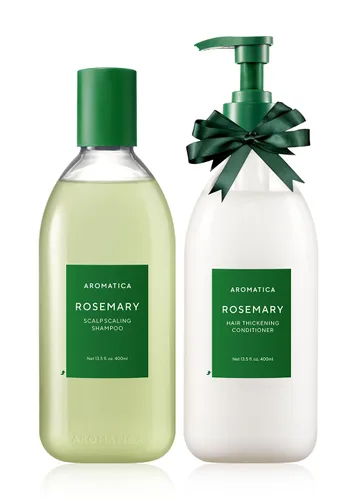 Miniatura 10 de AROMATICA Acondicionador para engrosar el cabello, acondicionador vegano para cabello dañado y cabello seco, acondicionador hidratante, sin silicona