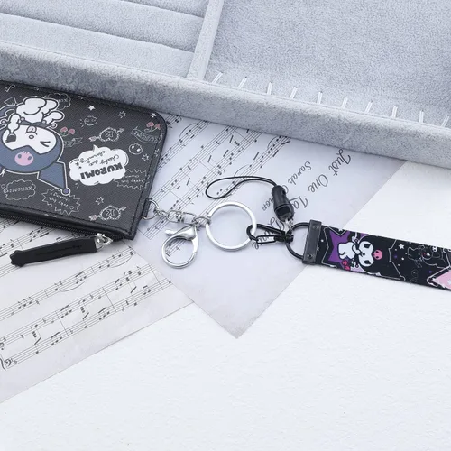 Miniatura 3 de Cartera de gatito para mujer y niña con cordón para gatito Kuromi a Kitty Wc