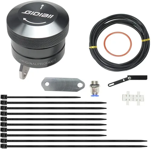 Miniatura 8 de Lubricador de Cadena Universal para Motocicleta, Engrasador Automático con Control Manual, Parte de Aceite para Moto (Negro)