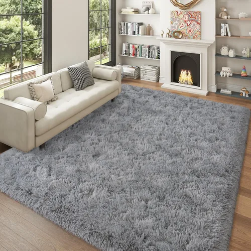 Miniatura 13 de Dssimo - Alfombra superesponjosa para la habitación, alfombra de área moderna, pequeña, suave y acogedora de felpa para niños, niñas y adolescentes