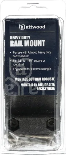 Miniatura 6 de Attwood 5012-7 Rod Holder Rail Mount, Black