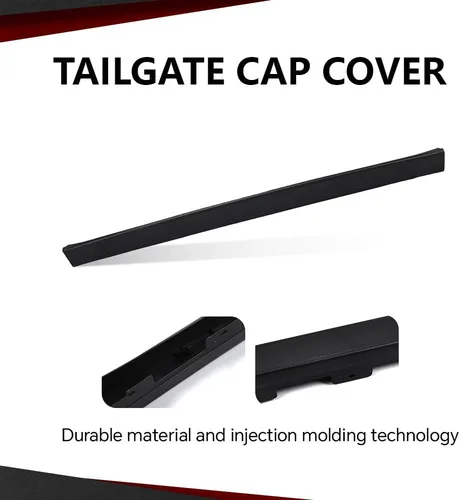 Miniatura 4 de Moldura para portón trasero compatible con Ford Explorer Sport Trac 2007 2008 2009 2010 cubierta de moldura de puerta trasera trasera negra