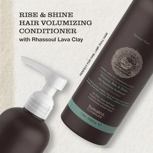 Miniatura 2 de Tweak'd by Nature - Acondicionador voluminizador Rise & Shine para cabello fino, sin parabenos y sin sulfatos, cuidado hidratante del cabello