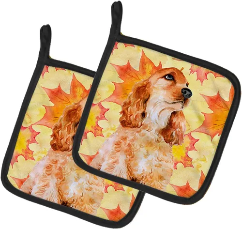 Miniatura 152 de Caroline's Treasures BB9655PTHD - Juego de soportes para ollas de cocina resistentes al calor, almohadillas calientes para horno, 7 1/2 x 7 1/2