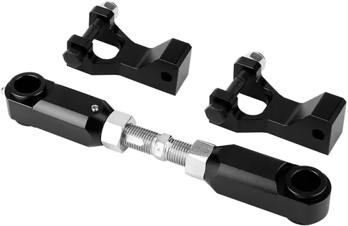 Miniatura 6 de Kit de bajada delantera, material de aluminio, kit de bajada delantera y trasera ajustable para ATV para Raptor 350 660 700 (negro)