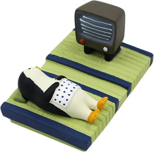 Miniatura 8 de Suillty Soporte de teléfono celular de escritorio de gato lindo de resina para iPhone Xs/Max/XR/X/8/6 Plus (oso)