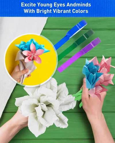 Miniatura 4 de 3 rollos de cinta adhesiva de color, tubería de agua multiusos impermeable, codificación de colores, cinta multifuncional para manualidades y arte