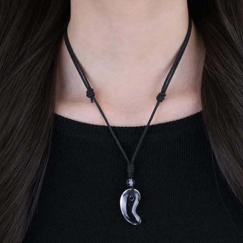 Miniatura 2 de Collar con dije Amorwing, de tres tesoros sagrados, magatama