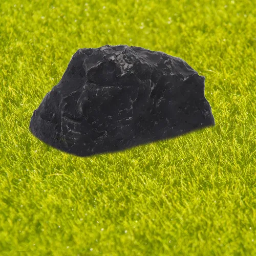Miniatura 4 de Caja de llaves falsa de roca para exteriores, resistente a la intemperie, con amplio almacenamiento para jardín y césped