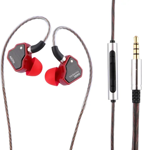 Miniatura 19 de Linsoul 7Hz Salnotes Zero HiFi 10mm controlador dinámico auricular que se ajusta al oído IEM con diafragma compuesto de metal, placa frontal