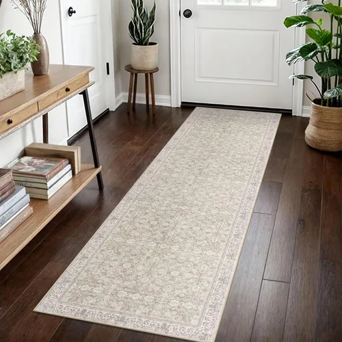 Miniatura 107 de SIILOOM Alfombra antideslizante de pasillo moderna de 2 x 5, súper suave, para pasillos, decoración para cocina, alfombras para pasillos sin 2-Verde