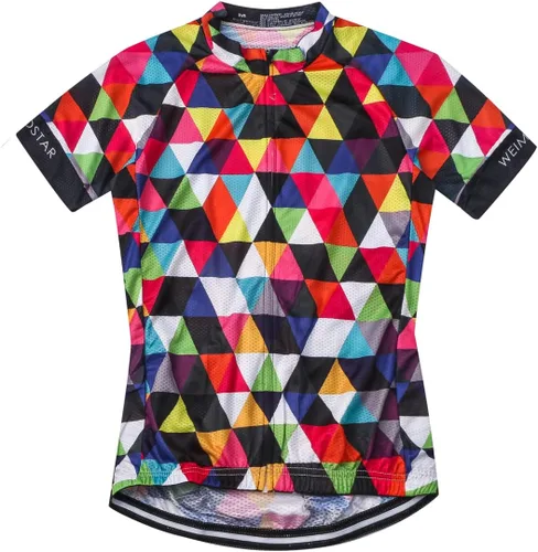 Miniatura 182 de Weimostar Hombre Ciclismo Jersey Manga Corta Bicicleta Ropa Multicolor Diamante