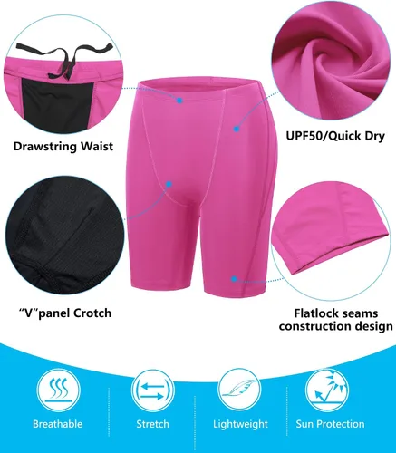Miniatura 20 de Traje de baño deportivo competitivo para hombre, traje de entrenamiento de resistencia de carreras, pantalones cortos de natación de secado rápido