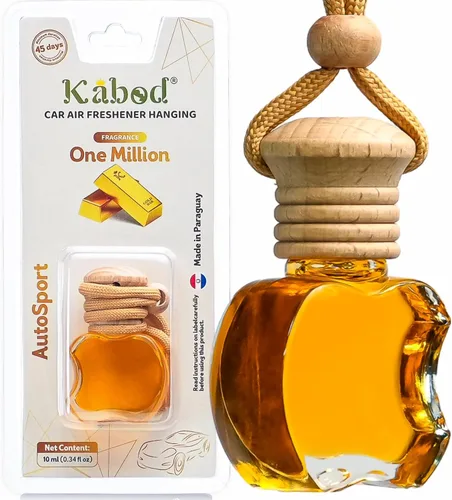 Miniatura 8 de Ambientador para coche colgante de bambú Kabod Difusor de aceites esenciales Aroma verde limpio Neutralizador de olores natural Fragancia