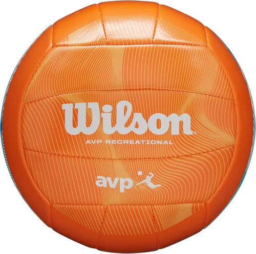 Miniatura 4 de Wilson - Balón de voleibol para actividades recreativas al aire libre, tamaño oficial Verde/Anaranjado/Azul