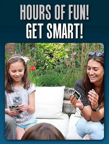 Miniatura 3 de SMART CARDS Países, Regalo, Relleno de Media, Juego de Viaje, 7 Juegos en 1, Pairs, Snap, Trumps, Rummy, Juego de Memoria, Aprende Hechos, Edad 5+