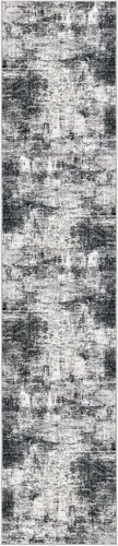 Miniatura 446 de IOHOUZE Alfombra abstracta lavable de 3 x 12 pies para pasillos, antideslizante para cocina, camino de entrada de lana sintética para interiores