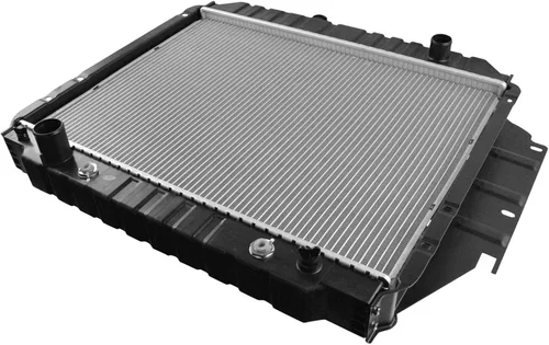 Miniatura 50 de TRQ Radiador de 1 fila de núcleo de aluminio de 26.5 pulgadas de ancho de núcleo compatible con Chevrolet Captiva Sport 2012-2015 Saturn Vue