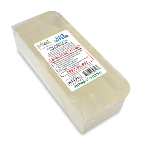 Base de jabón transparente Primal Elements - Base de jabón de glicerina para derretir y verter hidratante para la elaboración y fabricación de