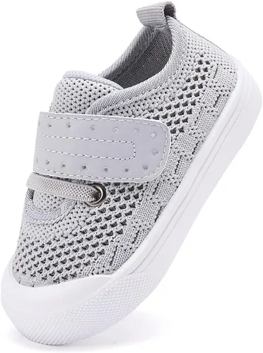 Miniatura 58 de BMCiTYBM Zapatos de bebé para niños pequeños, zapatillas de malla transpirable antideslizantes