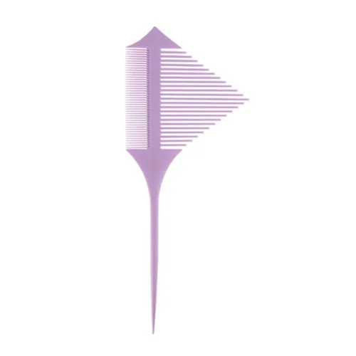 Miniatura 10 de Peine de peluquería Peine profesional antiestático Peine para el cabello Diseño de dientes divididos Peine de pelo de doble propósito para peinar