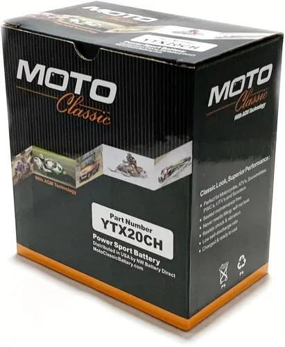 Miniatura 6 de MotoClassic YTX12 - Batería de repuesto sellada AGM de alto rendimiento de 12 V, 12 Ah, 220 CCA - Batería YTX12 - Reemplazo confiable