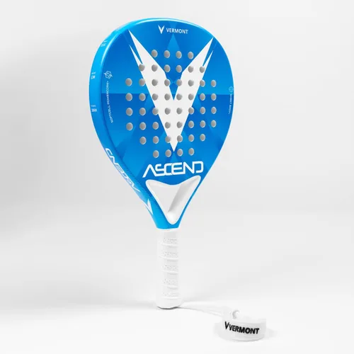 VERMONT Ascend - Raqueta de pádel de fibra de carbono y fibra de vidrio para jugadores principiantes e intermedios