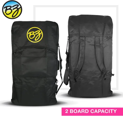 Miniatura 2 de Wham-O BZ Bodyboards - Bolsa básica para bodyboard - Nylon - Capacidad de 2 tablas (negro)