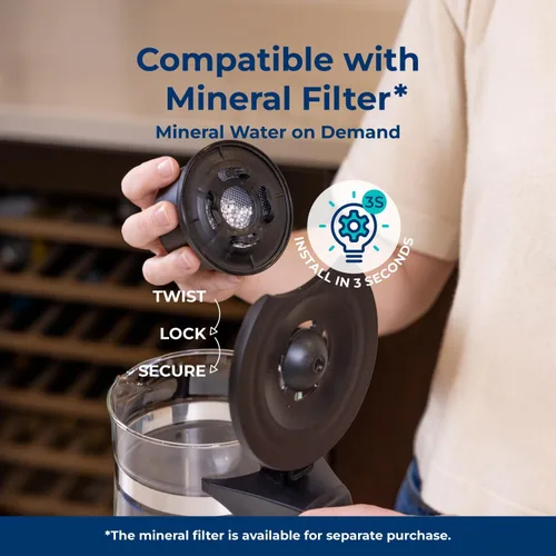 Miniatura 4 de Bluevua Jarras de Reemplazo para Filtro de Agua de Ósmosis Inversa, Jarra de Reemplazo para Purificador de Agua de Encimera Ropot100 - 1700ML