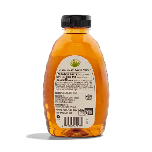 Miniatura 4 de 365 by Whole Foods Market, Néctar de agave ligero orgánico, 23.5 onzas