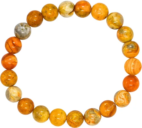 Miniatura 275 de Amazing Gemstone Pulsera de cristal para mujeres y hombres, pulsera de cristal curativo de protección, pulsera elástica con cuentas de piedras