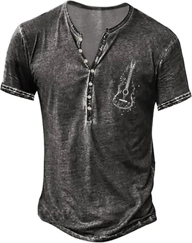 Dress Shirts for Men Graphic Printed Fashion Loose Fit Short Sleeve Lightweight Casual Tropical Beach Tops