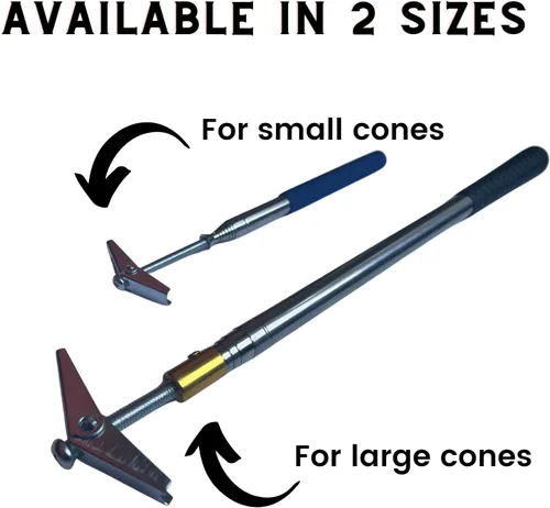 Miniatura 6 de Versatyle Easy Cone Pickup Stick Selector de cono retráctil superior para deportes, tráfico y conos al aire libre Funciona con la mayoría