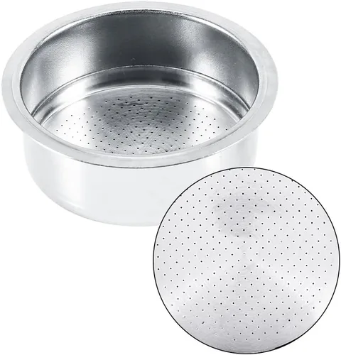 Filtro de café reutilizable, filtros de café, acero inoxidable, 2 tazas, filtro a presión, filtro de metal, filtro de café, cesta de filtro de café
