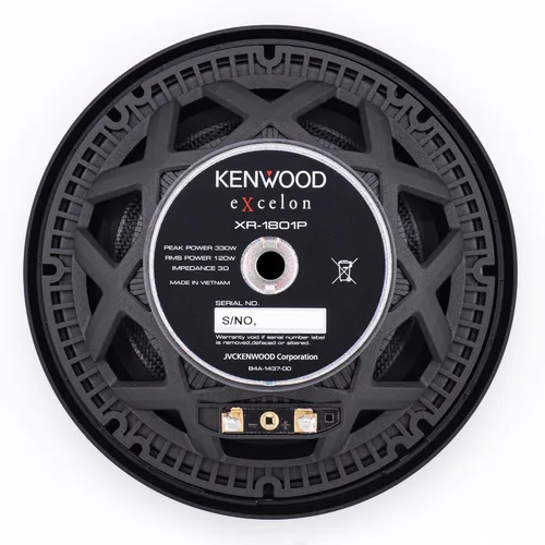 Miniatura 5 de Kenwood Excelon Reference XR-1801P Sistema de altavoces de alta resolución de 7 pulgadas, pico de 330 W, cruce de dos amplificadores, graves