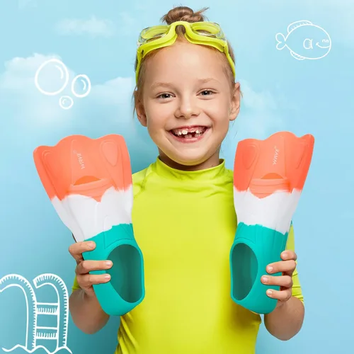 Miniatura 5 de Aletas de natación para niños, aletas de natación para niños, aletas para niños