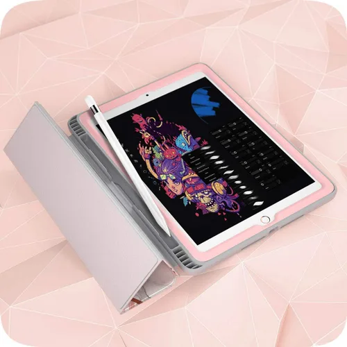 Miniatura 5 de i-Blason Funda para iPad de 6ª generación, iPad 9.7 2018/2017, [protector de pantalla integrado] funda inteligente de cuerpo completo triple [Cosmo]