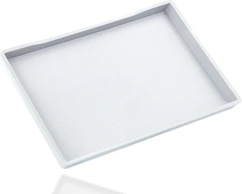 Miniatura 17 de Mini bandeja negra pequeña (8 x 4 pulgadas) para encimera de cocina, baño para artículos de tocador, accesorio de café, bar, condimentos