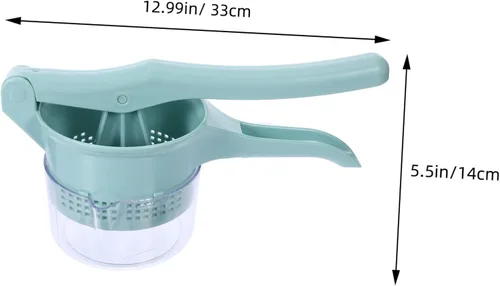 Miniatura 6 de Hemoton Exprimidor de verduras con exprimidor de verduras Cojines para sala de estar Exprimidor manual de ensalada fructífera Secador de frutas