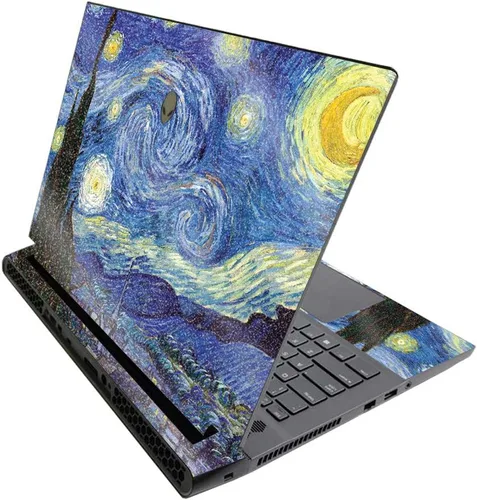 Miniatura 587 de MightySkins - Skin brillante con purpurina para Alienware M17 R3 (2020) y M17 R4 (2021) - Diversión de los años 90 Acabado duradero con purpurina